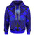 Fsm Custom Hoodie Blue Seal with Polynesian Tattoo Unisex Blue - Polynesian Pride