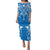 Samoa Rugby Toa Samoa Blue Style Puletasi Dress - LT2 Women BLUE - Polynesian Pride