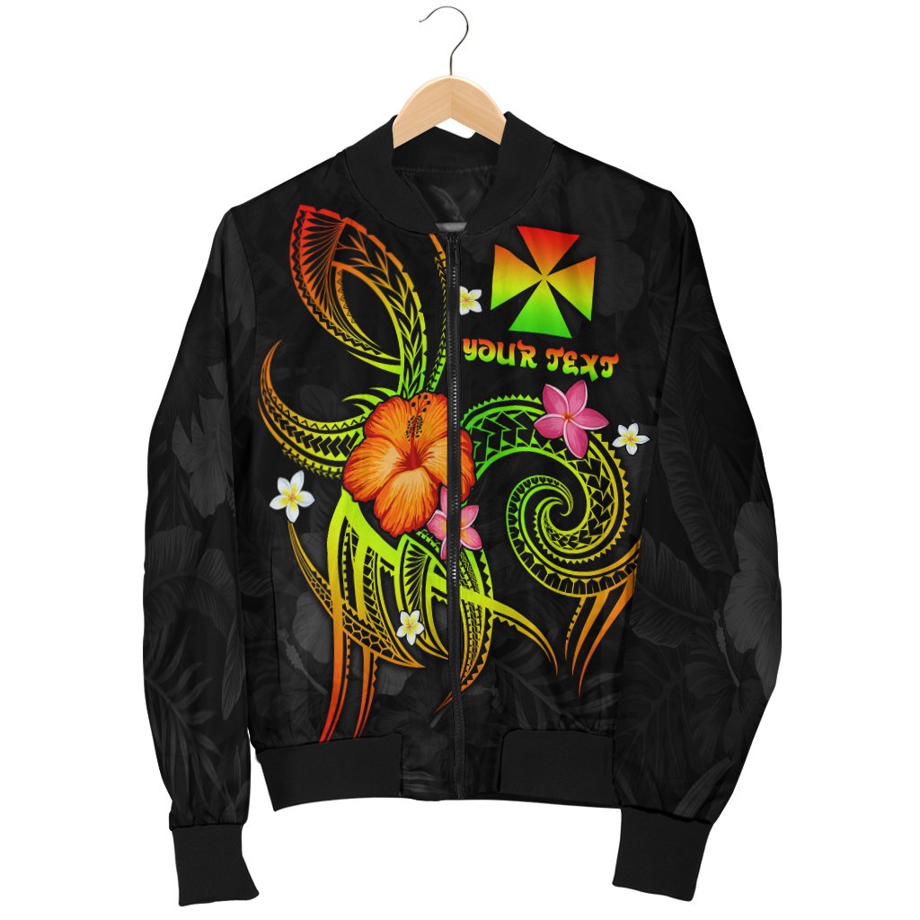 Wallis and Futuna Polynesian Personalised Men's Bomber Jacket - Legend of Wallis and Futuna (Reggae) - Polynesian Pride