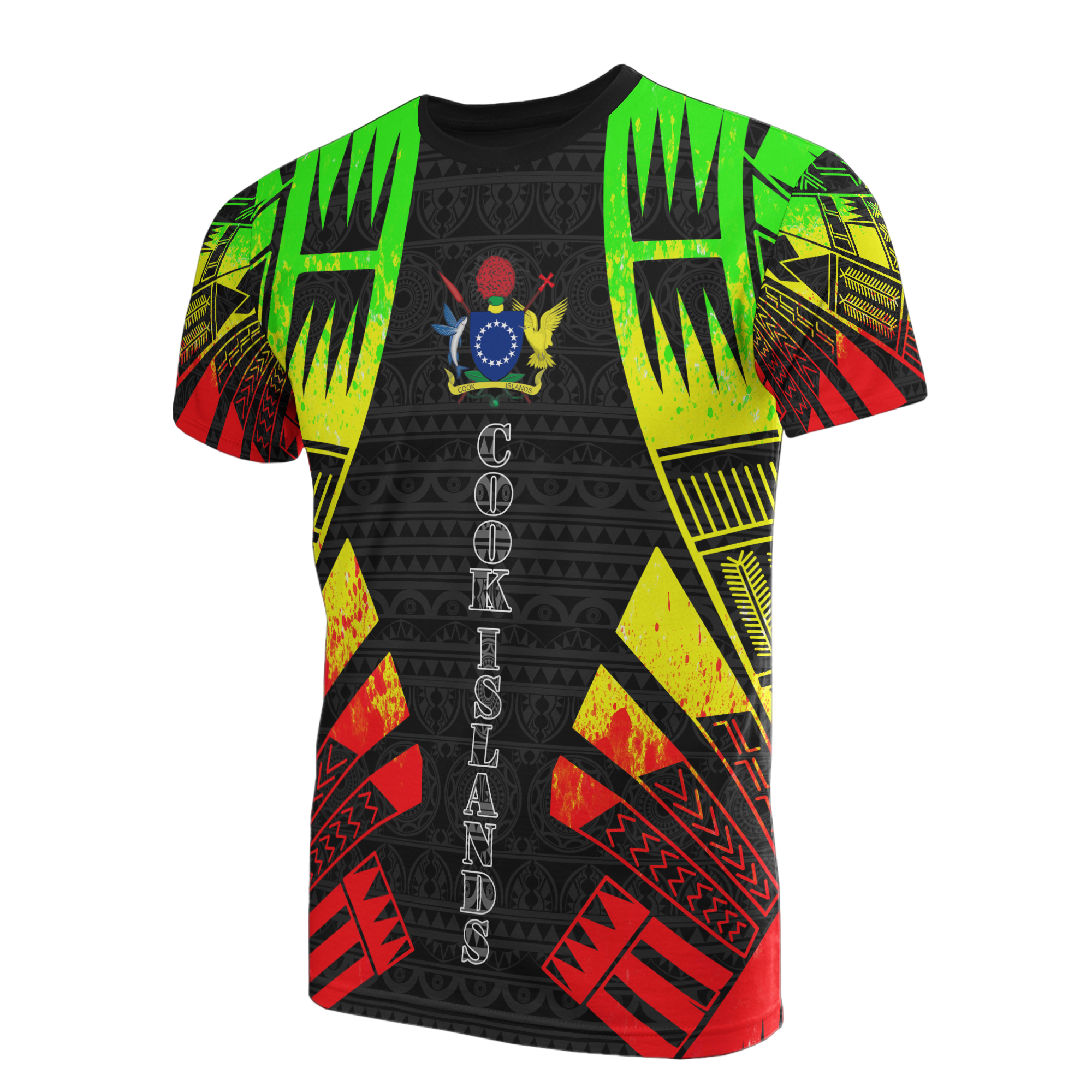 Cook Islands T Shirt Polynesian Tattoo Reggae Style Unisex Reggae - Polynesian Pride