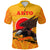 Custom American Samoa Polo Shirt Aeto Pago Pago Eagle LT12 Unisex Yellow - Polynesian Pride