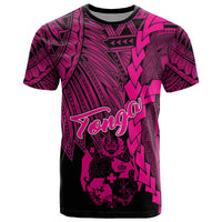 Tonga Polynesian T Shirt Tribal Wave Tattoo Pink Unisex Pink - Polynesian Pride