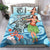 Yap Bedding Set - Polynesian Girls With Shark Blue - Polynesian Pride