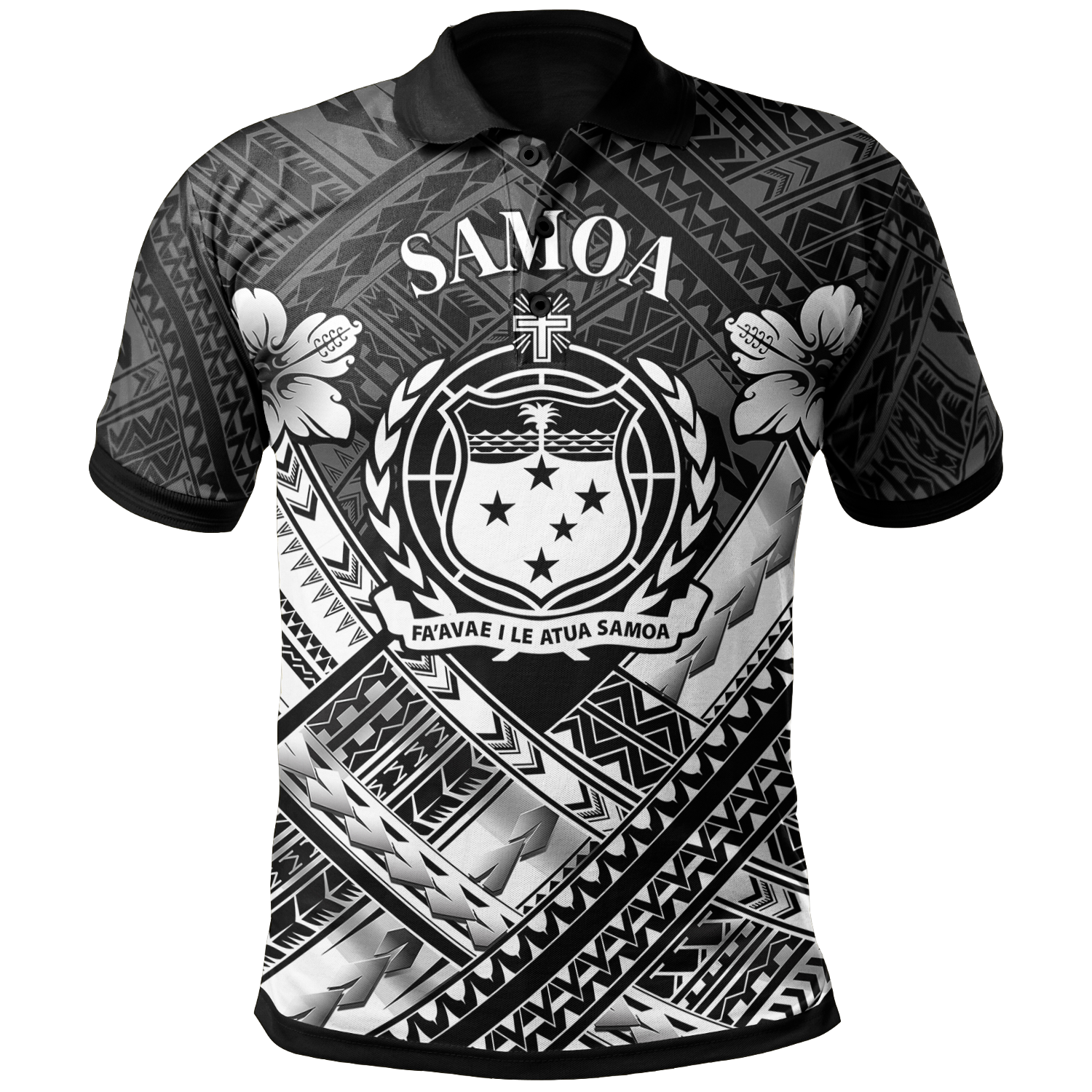 Samoa Polynesian Polo Shirt Samoa White Seal Camisole Hibiscus Style Unisex White - Polynesian Pride