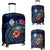 Guam Polynesian Luggage Cover - Blue Turtle Hibiscus Blue - Polynesian Pride