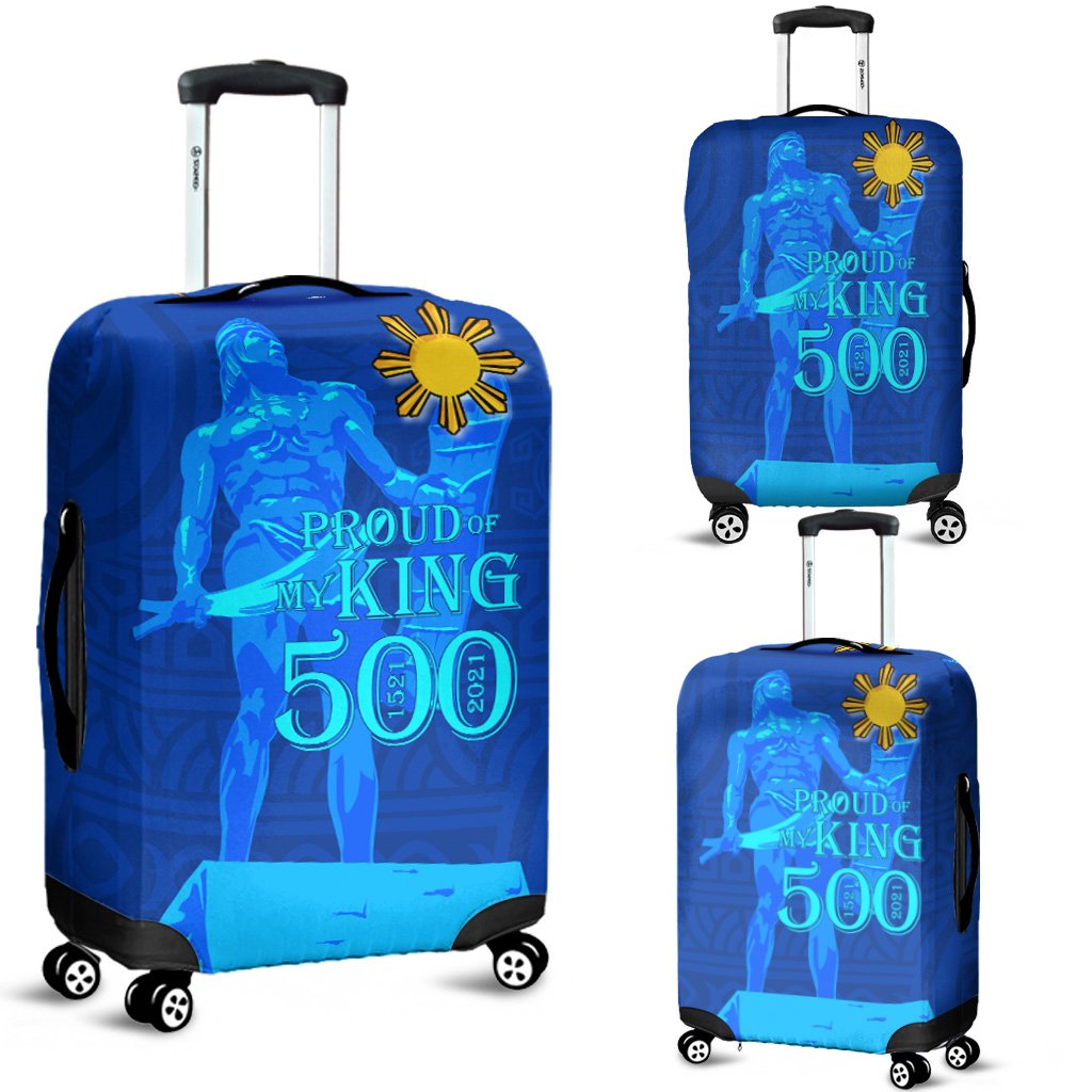 Philippines Luggage Covers - Proud Of My King Blue - Polynesian Pride