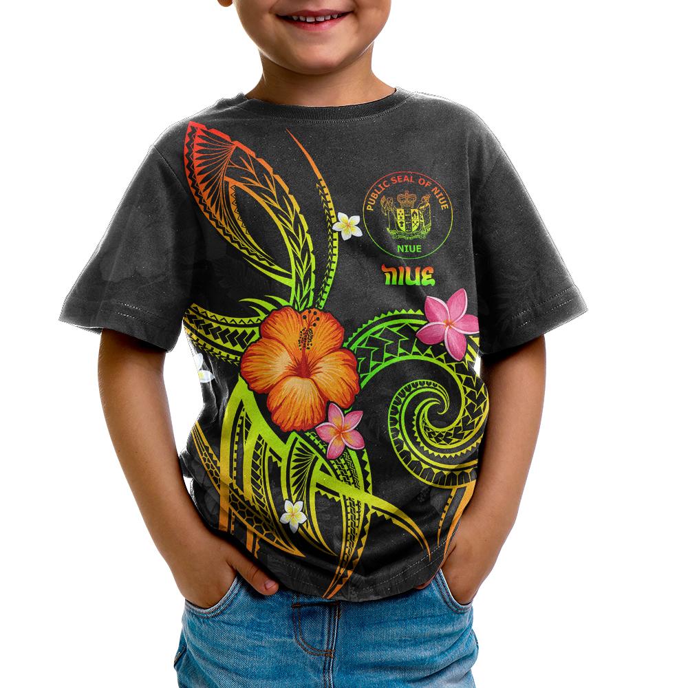 Niue Polynesian T Shirt Legend of Niue (Reggae) - Polynesian Pride