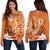 American Samoa Women's Off Shoulder Sweater - American Samoa Spirit - Polynesian Pride