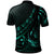 New Caledonia Polo Shirt The Flow Of The Ocean Green - Polynesian Pride