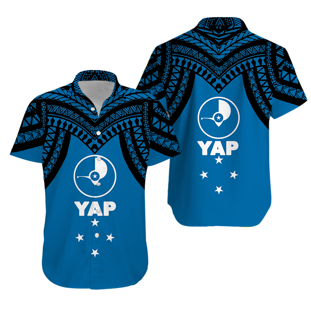 Micronesia Yap - Proud Yapese Hawaiian Shirt - LT12 Unisex Blue - Polynesian Pride
