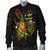 Guam Polynesian Men's Bomber Jacket - Legend of Guam (Reggae) - Polynesian Pride