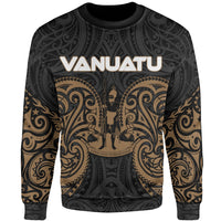 Vanuatu Polynesian Sweater - Spirit Style Gold Unisex Gold - Polynesian Pride