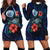 Federated States Of Micronesia Polynesian Hoodie Dress - Blue Turtle Hibiscus Blue - Polynesian Pride