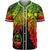 Guam Polynesian Baseball Shirt - Tribal Wave Tattoo Reggae Unisex Reggae - Polynesian Pride