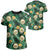 Hawaii Map Coat of Arms Tropical Summer Style T Shirt Unisex Green - Polynesian Pride