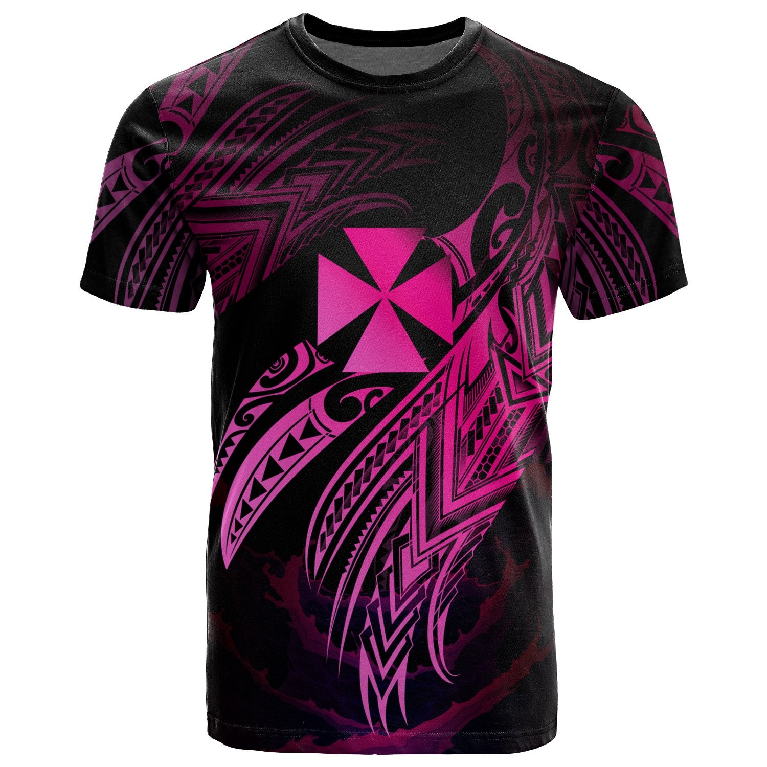 Wallis and Futuna Polynesian T Shirt Wallis and Futuna Legend Pink Version Unisex Pink - Polynesian Pride