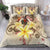 Vanuatu Polynesian Bedding Set - Summer Tropical White - Polynesian Pride