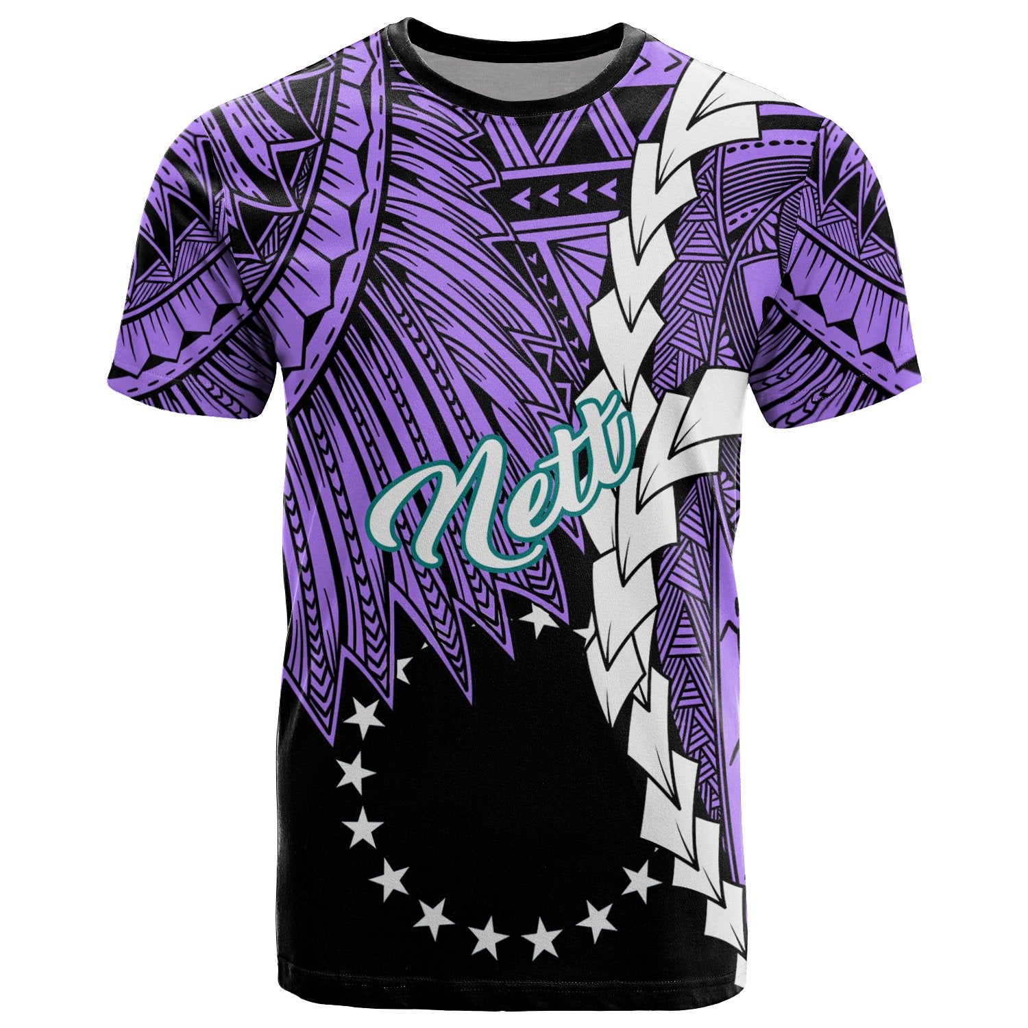 Pohnpei Nett Micronesia T Shirt Tribal Wave Tattoo Unisex Purple - Polynesian Pride