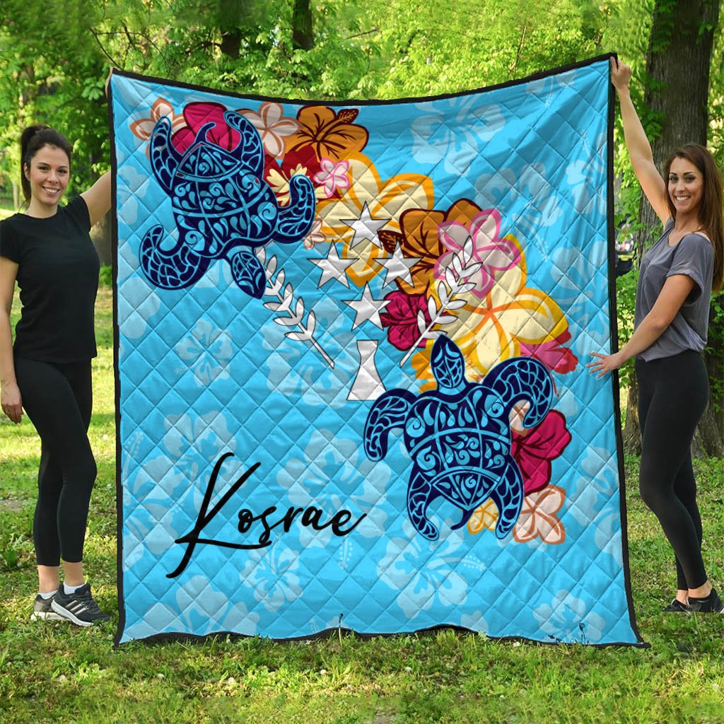 Kosrae Premium Quilt - Tropical Style Blue - Polynesian Pride