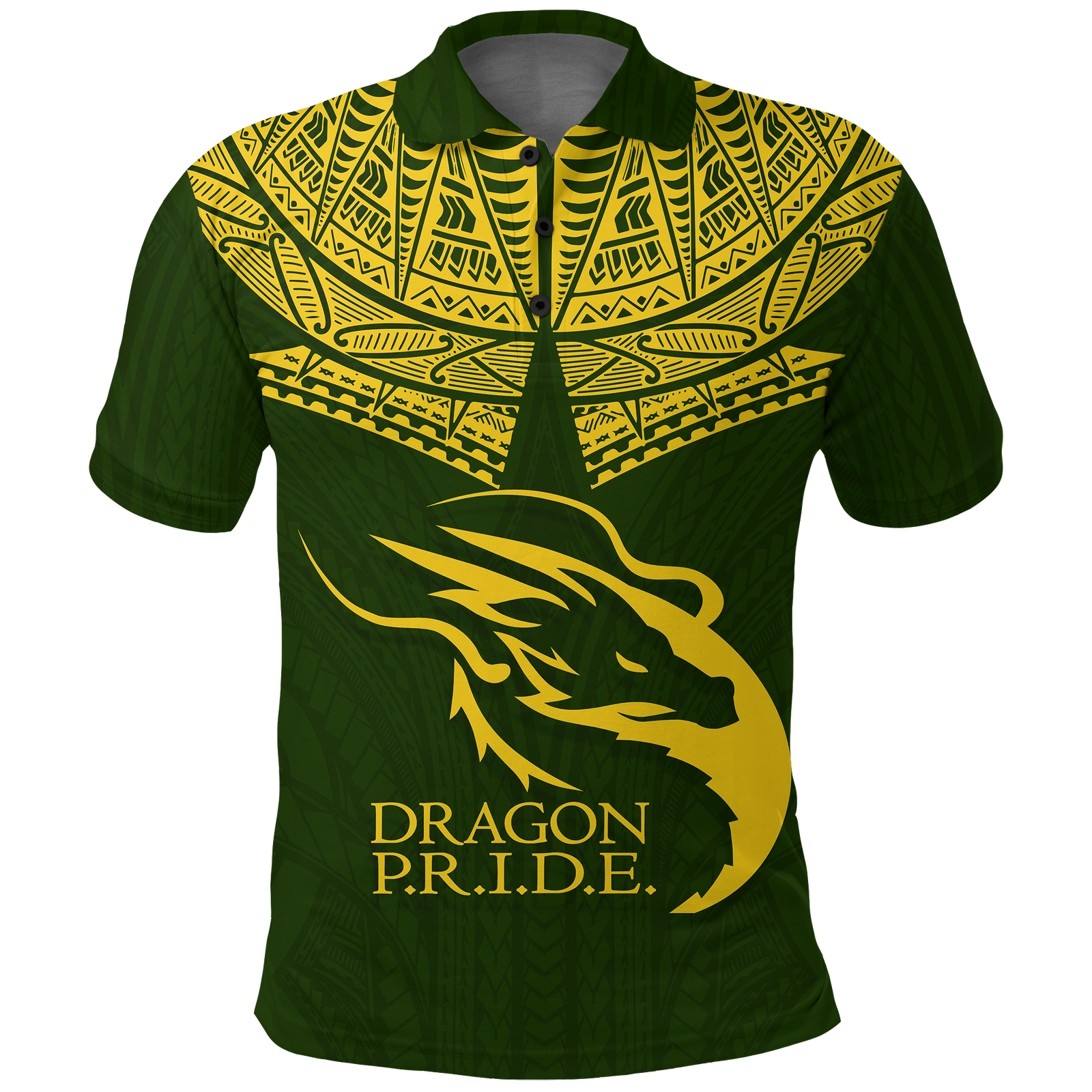 Custom Hawaii Honokaa High and Intermediate School Polo Shirt LT12 Unisex Green - Polynesian Pride