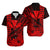 (Custom Personalised) Kakau Polynesian Tribal Hawaiian Turtle with Kanaka Maoli Red Hawaiian Shirt LT9 Red - Polynesian Pride