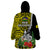 New Caledonia Polynesian Coat Of Arms Mix Tropical Flowers Wearable Blanket Hoodie LT14 - Polynesian Pride