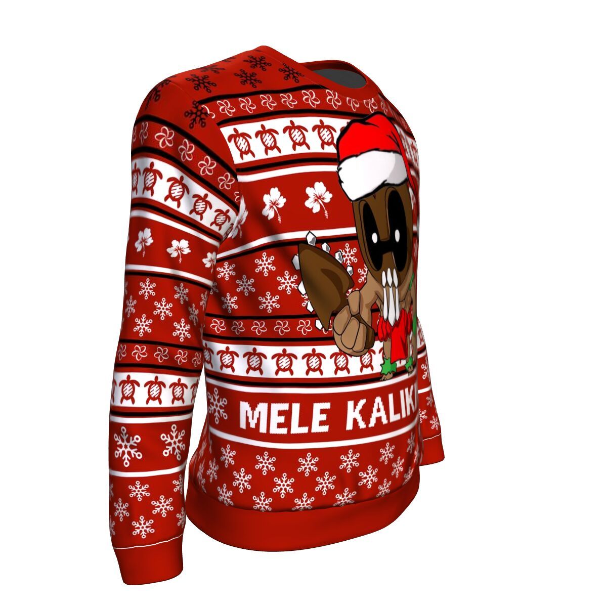 Hawaii Warriors Mele Kalikimaka Sweatshirt - Ugly Persionalised Hawaii Christmas - Polynesian Pride