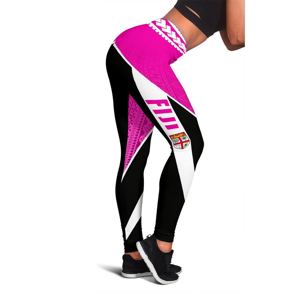 Fiji Active 5th Leggings A16 Black - Polynesian Pride