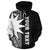 Nauru Polynesian Custom Hoodie Black Line - Polynesian Pride