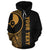 Yap Polynesian Custom Hoodie Yellow Line - Polynesian Pride