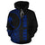 Chuuk Polynesian Custom Hoodie Blue Line - Polynesian Pride