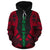 Vanuatu Polynesian Custom Hoodie Red Tattoo - Polynesian Pride