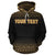 Fiji Polynesian Tapa Custom Hoodie Yellow Frog - Polynesian Pride