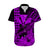 (Custom Personalised) Kakau Polynesian Tribal Hawaiian Turtle with Kanaka Maoli Purple Hawaiian Shirt LT9 - Polynesian Pride