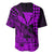 (Custom Personalised) Kakau Polynesian Tribal Hawaiian Turtle with Kanaka Maoli Purple Baseball Jersey LT9 - Polynesian Pride