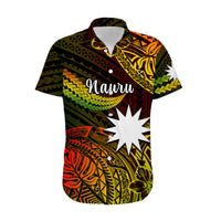 (Custom Personalised) Nauru Polynesian Hibiscus Naoero Reggae Hawaiian Shirt LT14 - Polynesian Pride