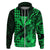 Custom Kakau Polynesian Tribal Hawaiian Turtle with Kanaka Maoli Green Hoodie LT9 - Polynesian Pride