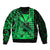 (Custom Personalised) Kakau Polynesian Tribal Hawaiian Turtle with Kanaka Maoli Green Bomber Jacket LT9 - Polynesian Pride