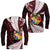 (Custom Personalised) Tonga Emancipation Day Long Sleeve Shirt Kupesi Pattern No.2 Black LT9 Unisex - Polynesian Pride