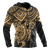 Polynesian Hawaii Hoodie (Zip up) Gold Turtle - Polynesian Pride