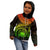 Polynesian Samoa Custom Zip up Hoodie Samoan Waves (Reggae) - Polynesian Pride