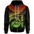 Vanuatu Polynesian Custom Zip up Hoodie Vanuatu Waves (Reggae) Unisex Reggae - Polynesian Pride