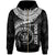 Niue Polynesian Custom Zip up Hoodie Niue Waves (White) Unisex White - Polynesian Pride