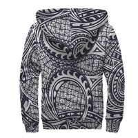 Hawaiian Pattern Sherpa Hoodie - Polynesian Pride