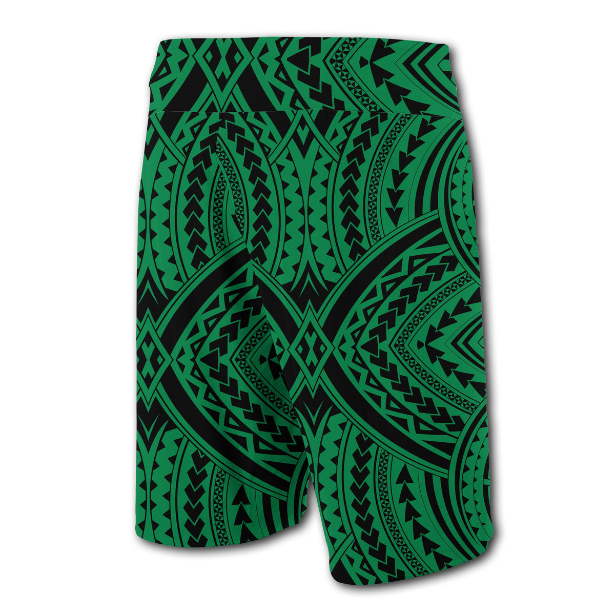 Hawaii Polynesian Tradition Board Shorts Green - Polynesian Pride