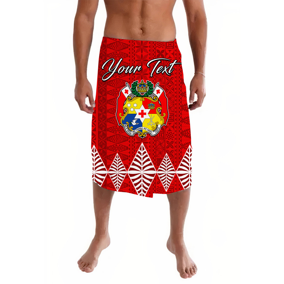 Custom Kingdom of Tonga Lavalava Tonga National Day LT13 Red - Polynesian Pride