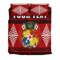 (Custom Personalised) Tonga Bedding Set - Tongan Pattern LT13 - Polynesian Pride