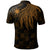 The Philippines Custom Polo Shirt Polynesian Wings (Golden) - Polynesian Pride