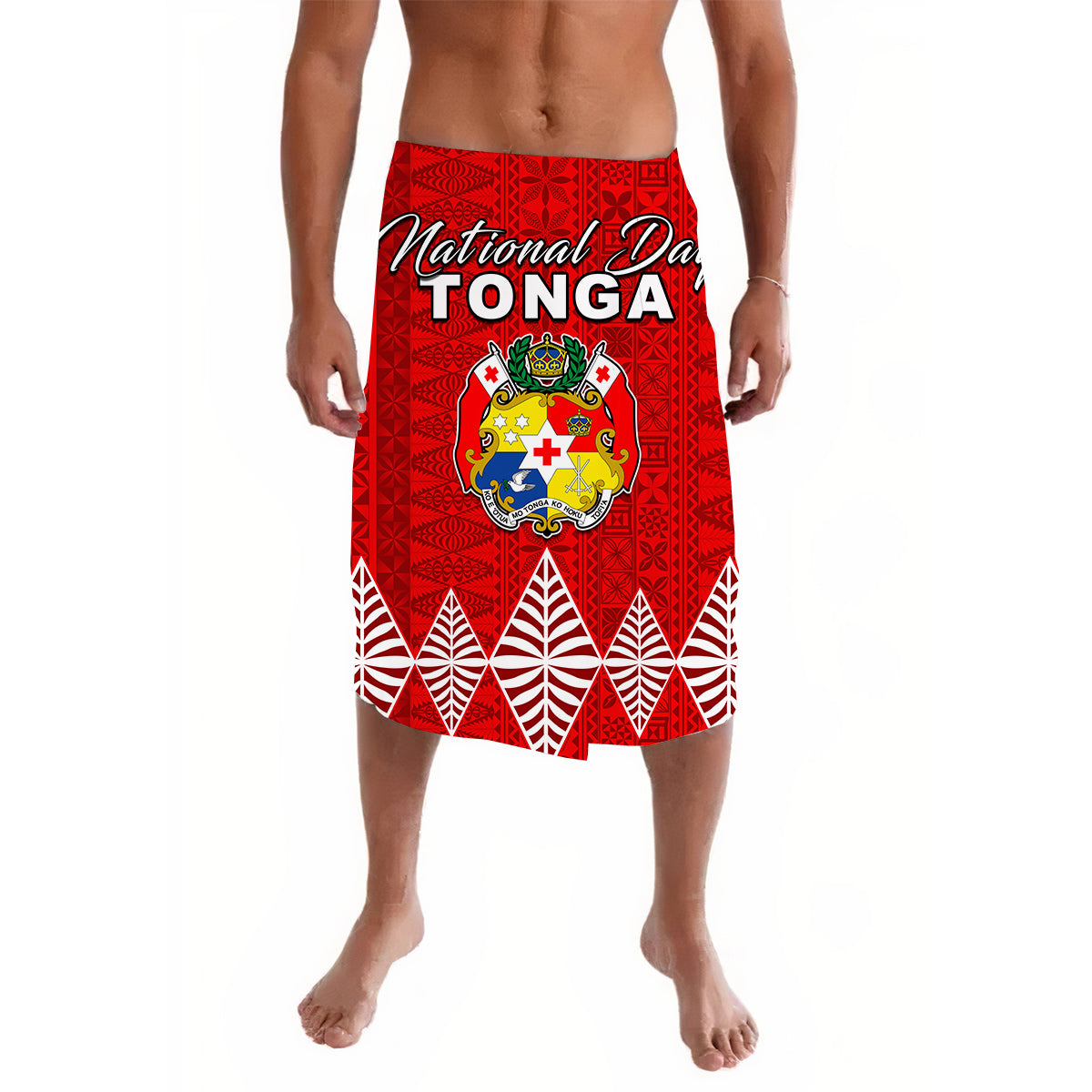 Kingdom of Tonga Lavalava Tonga National Day Ver.02 LT13 Red - Polynesian Pride