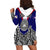 (Custom Personalised) American Samoa Hoodie Dress Bald Eagle Mix Polynesian LT13 - Polynesian Pride